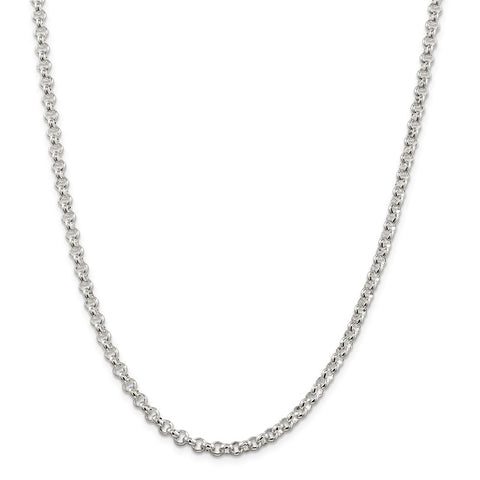 Sterling Silver 4.75mm Rolo Chain-WBC-QFC76-36