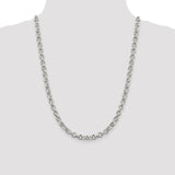 Sterling Silver 6.75mm Rolo Chain-WBC-QFC78-24