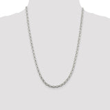 Sterling Silver 4.4mm Oval Fancy Rolo Chain-WBC-QFC87-24