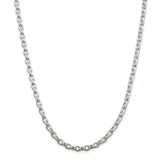 Sterling Silver 4.4mm Oval Fancy Rolo Chain-WBC-QFC87-24