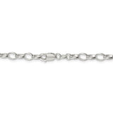 Sterling Silver 5mm Fancy Rolo Chain-WBC-QFC88-24