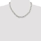 Sterling Silver 8mm Fancy Rolo Chain-WBC-QFC89-18