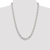 Sterling Silver 8mm Fancy Rolo Chain-WBC-QFC89-24