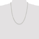 Sterling Silver 6.1mm Fancy Patterned Rolo Chain-WBC-QFC92-24