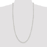 Sterling Silver 6.1mm Fancy Patterned Rolo Chain-WBC-QFC92-30