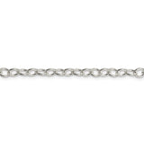Sterling Silver 5.3mm Oval Cable Chain-WBC-QFC95-24