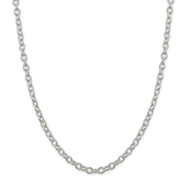 Sterling Silver 5.75mm Oval Cable Chain-WBC-QFC96-16