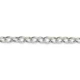 Sterling Silver 6.8mm Oval Cable Chain-WBC-QFC97-16