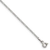 Sterling Silver 1.4mm Figaro Chain Anklet-WBC-QFG040-9