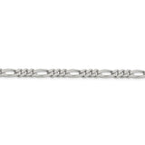 Sterling Silver 5.5mm Figaro Chain-WBC-QFG150-30