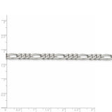 Sterling Silver 5.5mm Figaro Chain-WBC-QFG150-18