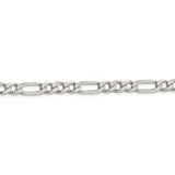 Sterling Silver 6.75mm Figaro Chain-WBC-QFG180-18