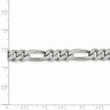 Sterling Silver 8mm Figaro Chain-WBC-QFG220-20