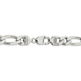 Sterling Silver 10.75mm Figaro Chain-WBC-QFG300-24