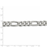 Sterling Silver 10.75mm Figaro Chain-WBC-QFG300-24