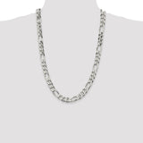 Sterling Silver 10.75mm Figaro Chain-WBC-QFG300-26