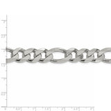 Sterling Silver 13.5mm Figaro Chain-WBC-QFG350-22