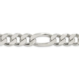 Sterling Silver 15mm Figaro Chain-WBC-QFG400-22