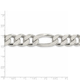 Sterling Silver 15mm Figaro Chain-WBC-QFG400-10