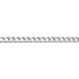 Sterling Silver 6.25mm Flat Open Curb Chain-WBC-QFOC220-9