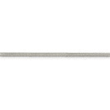 Sterling Silver 2.5mm Diamond-cut Snake Chain-WBC-QFS4-20