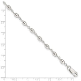 Sterling Silver Fancy Bead Anklet-WBC-QG1362-10