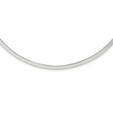 Sterling Silver Polished 4mm Neck Collar-WBC-QG1746