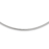 Sterling Silver 2mm w/2 in Ext Cubetto Chain-WBC-QG2550-16