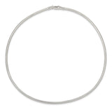 Sterling Silver Round 2.75mm Neckwire Necklace-WBC-QG3199-18