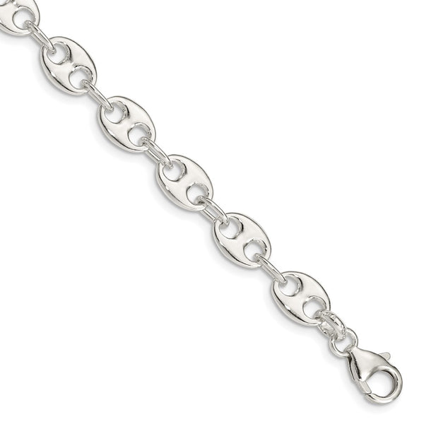 Sterling Silver Polished Bracelet-WBC-QG3317-7.75