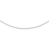 Sterling Silver 1.1mm Neckwire Necklace-WBC-QG388-16