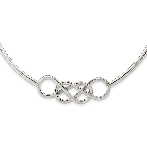 Sterling Silver Knot Neck Collar-WBC-QG5123