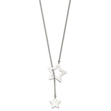 Sterling Silver Star Cable Wrap Necklace-WBC-QG5264-41