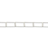 Sterling Silver Polished Textured Bars w/1in ext. Choker Necklace-WBC-QG5337-12.5
