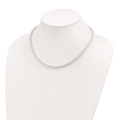 Sterling Silver 4.5mm Corona Chain Necklace-WBC-QG5372-18