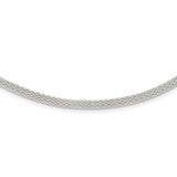 Sterling Silver 4.5mm Corona Chain Necklace-WBC-QG5372-18