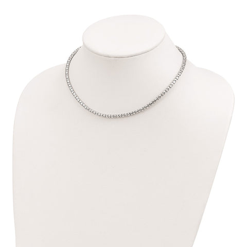 Sterling Silver Polished Fancy Link Necklace-WBC-QG5575-16