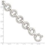 Sterling Silver Polished Fancy Link Bracelet-WBC-QG5839-8