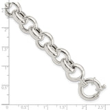 Sterling Silver Polished Fancy Link Bracelet-WBC-QG5964-8