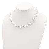 Sterling Silver Polished Fancy Link 18in Necklace-WBC-QG5968-18