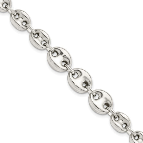 Sterling Silver Polished Fancy Link 7.5in Bracelet-WBC-QG5971-7.5