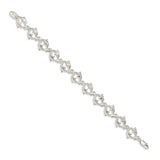 Sterling Silver Dolphins Bracelet-WBC-QG852-7