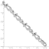 Sterling Silver Polished Mariners Link Bracelet-WBC-QH5611-8