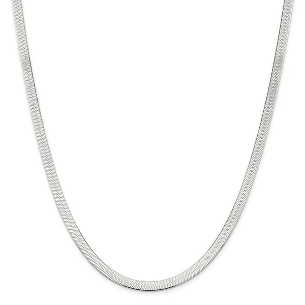 Sterling Silver 5.25mm Magic Herringbone Chain-WBC-QHB060-24