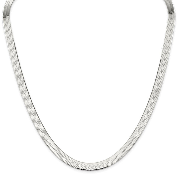 Sterling Silver 8mm Magic Herringbone Chain-WBC-QHB090-24