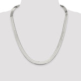 Sterling Silver 8.75mm Magic Herringbone Chain-WBC-QHB100-24