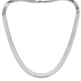 Sterling Silver 8.75mm Magic Herringbone Chain-WBC-QHB100-24
