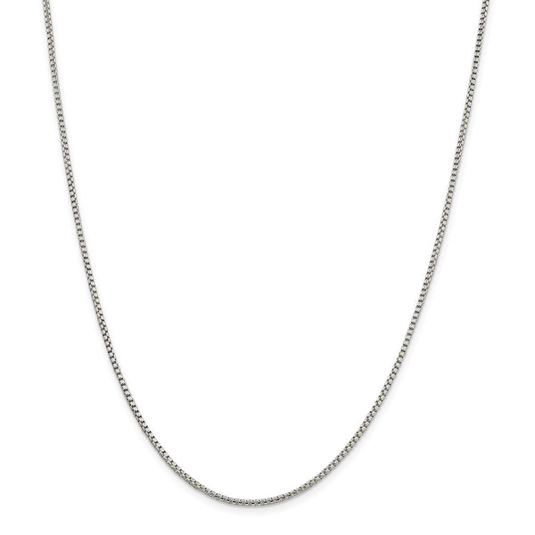 Sterling Silver 1.75mm Round Box Chain-WBC-QHX035-42