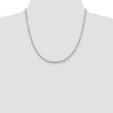 Sterling Silver 4mm Beaded Chain-WBC-QK29-20