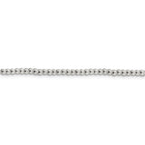 Sterling Silver 3mm Beads on Box Chain-WBC-QK32-16